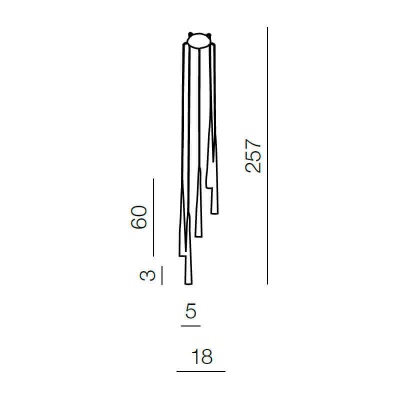 Подвесной светильник Azzardo Stylo 5 AZ0208  фото, kupilegko.ru