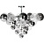 Подвесная люстра Garda Decor Bubbles K2KG1275P-16  фото, kupilegko.ru