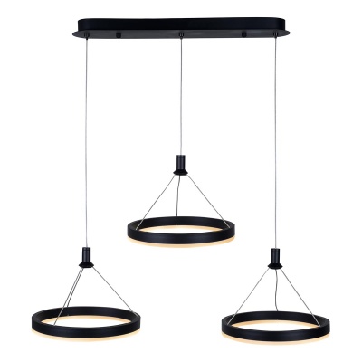 Подвесной светодиодный светильник iLedex Libra D075-3 BK  фото, kupilegko.ru