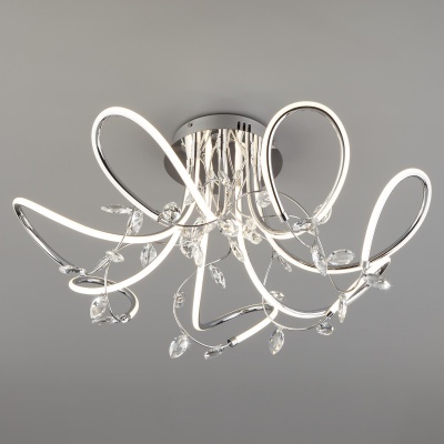 Потолочный светильник Eurosvet 90106/7 хром  фото, kupilegko.ru