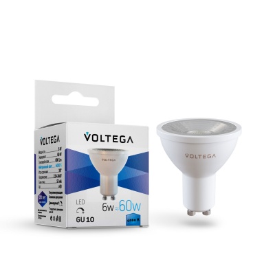 Светодиодная лампа Voltega Sofit GU10 Lens 7109  фото, kupilegko.ru