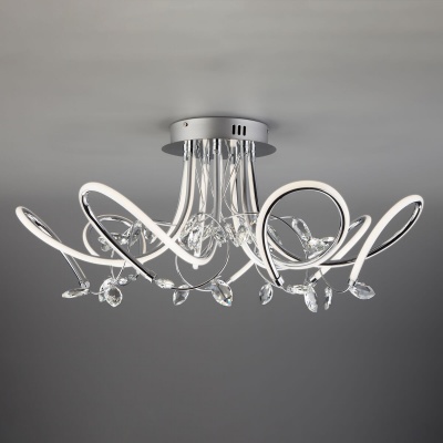 Потолочный светильник Eurosvet 90106/7 хром  фото, kupilegko.ru