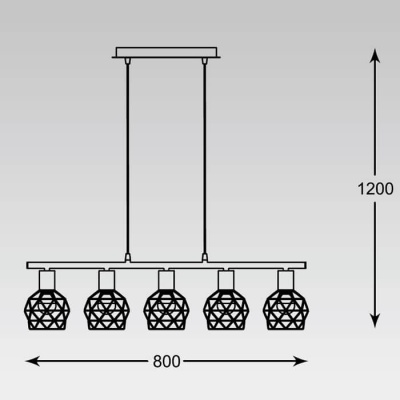 Подвесной светильник Zumaline Martin L171207-5  фото, kupilegko.ru