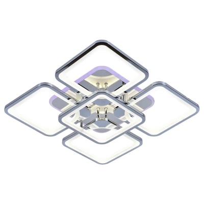 Потолочная светодиодная люстра Profit Light 8057/4+1 CHR  фото, kupilegko.ru