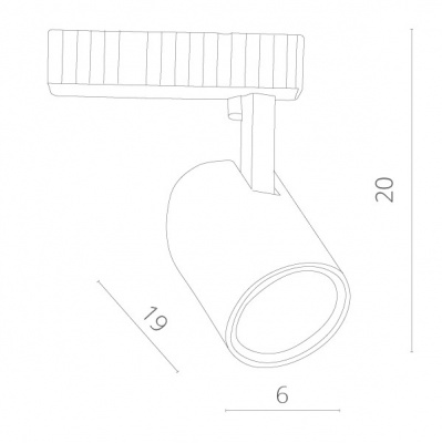 Трековые светильники Arte Lamp Track Lights A3607PL-1BK  фото, kupilegko.ru