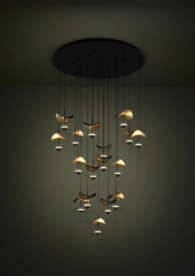 Подвесная светодиодная люстра Eglo 390341  фото, kupilegko.ru