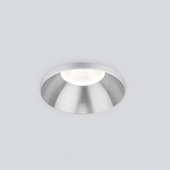 Встраиваемый светодиодный светильник Elektrostandard 25026/Led 7W 4200K SL серебро 4690389177354 (встраиваемые)  фото, kupilegko.ru