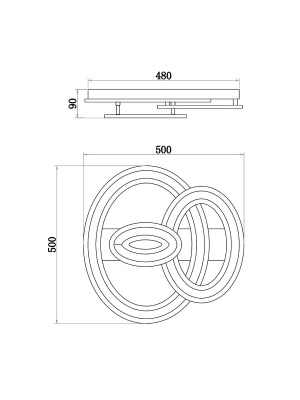 Потолочный светодиодный светильник Freya Sunny FR10022CL-L63W  фото, kupilegko.ru