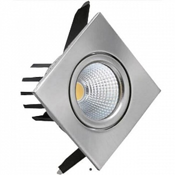 Встраиваемый светодиодный светильник Horoz Diana 3W 2700К хром 016-006-0003 HRZ00000281 (встраиваемые)  фото, kupilegko.ru