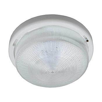 Потолочный светодиодный светильник Uniel ULO-K05B 12W/6000K/R24 IP44 White/Glass UL-00005243  фото, kupilegko.ru