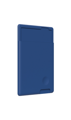 Чехол-бумажник Deppa универсал LS, силикон, синий  фото, kupilegko.ru