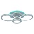 Потолочная светодиодная люстра Profit Light 8052/2+2 CHR  фото, kupilegko.ru