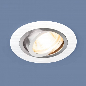 Встраиваемый светильник Elektrostandard 1061/1 MR16 WH белый 4690389095474  фото, kupilegko.ru