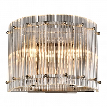 Настенный светильник iLamp Silverstone W9503-2 NIC  фото, kupilegko.ru