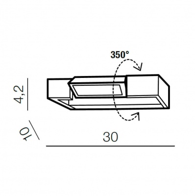Настенный светильник Azzardo Dali 30 AZ2789  фото, kupilegko.ru