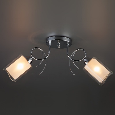 Потолочный светильник Eurosvet 30122/2 хром  фото, kupilegko.ru