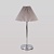 Настольная лампа Eurosvet Peony 01132/1 хром/серый  фото, kupilegko.ru