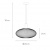Подвесной светильник Lucide Mesh 21423/45/30  фото, kupilegko.ru