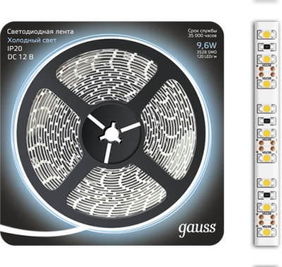 LED лента Gauss 312000310  фото, kupilegko.ru
