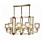 Подвесная люстра Lumina Deco Manhattan LDP 8012-8 PR F.GD  фото, kupilegko.ru