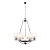 Подвесная люстра Lumina Deco Santini LDP 1220-7 CHR+WT  фото, kupilegko.ru