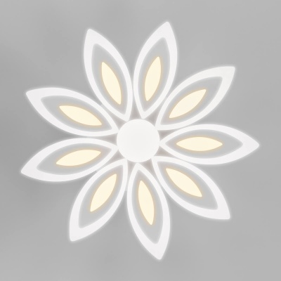 Потолочный светодиодный светильник Eurosvet 90158/9 белый  фото, kupilegko.ru