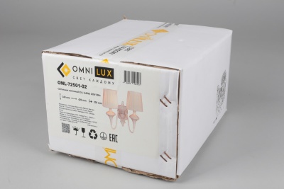 Бра, светильник настенный накладной Omnilux OML-72501-02  фото, kupilegko.ru