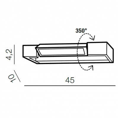 Настенный светильник Azzardo Dali 45 AZ2893  фото, kupilegko.ru