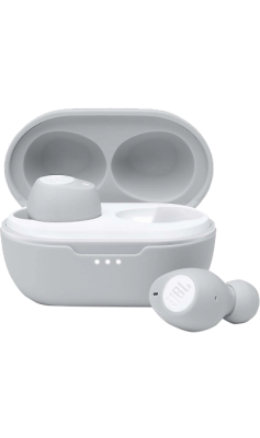 Bluetooth-гарнитура JBL T115TWS, белая  фото, kupilegko.ru