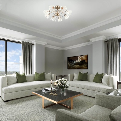 Потолочный светильник Eurosvet 30155/8 античная бронза  фото, kupilegko.ru