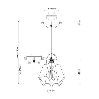 Подвесной светильник Lucia Tucci Narni 1941.1 White  фото, kupilegko.ru