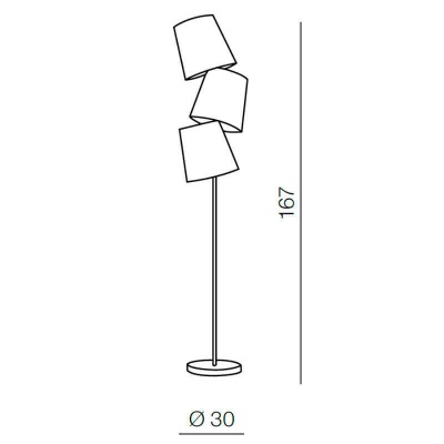 Торшер Azzardo Svea AZ1023  фото, kupilegko.ru