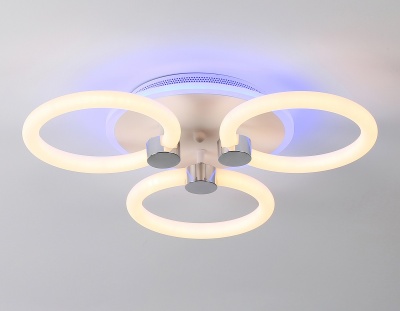 Потолочная светодиодная люстра Ambrella light FA3838  фото, kupilegko.ru