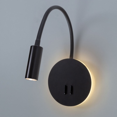 Бра, светодиодный светильник настенный накладной Arte Lamp A8231AP-1BK  фото, kupilegko.ru