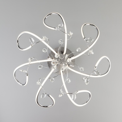 Потолочный светильник Eurosvet 90106/7 хром  фото, kupilegko.ru