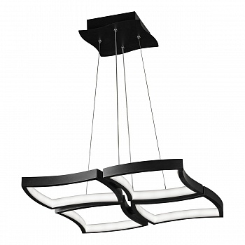 Подвесной светодиодный светильник iLedex Roomy 8196-4-D-T BK  фото, kupilegko.ru