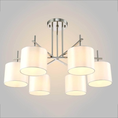 Потолочная люстра Crystal Lux Sergio PL6 Nickel  фото, kupilegko.ru