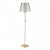 Торшер Crystal Lux Nicolas PT1 Gold/White  фото, kupilegko.ru