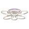 Потолочная светодиодная люстра Profit Light 8097/3+3 WHT  фото, kupilegko.ru
