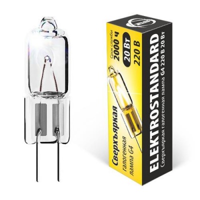 Галогенная лампа Elektrostandard G4 G4 220V20W сверхъяркая (BХ101)  фото, kupilegko.ru