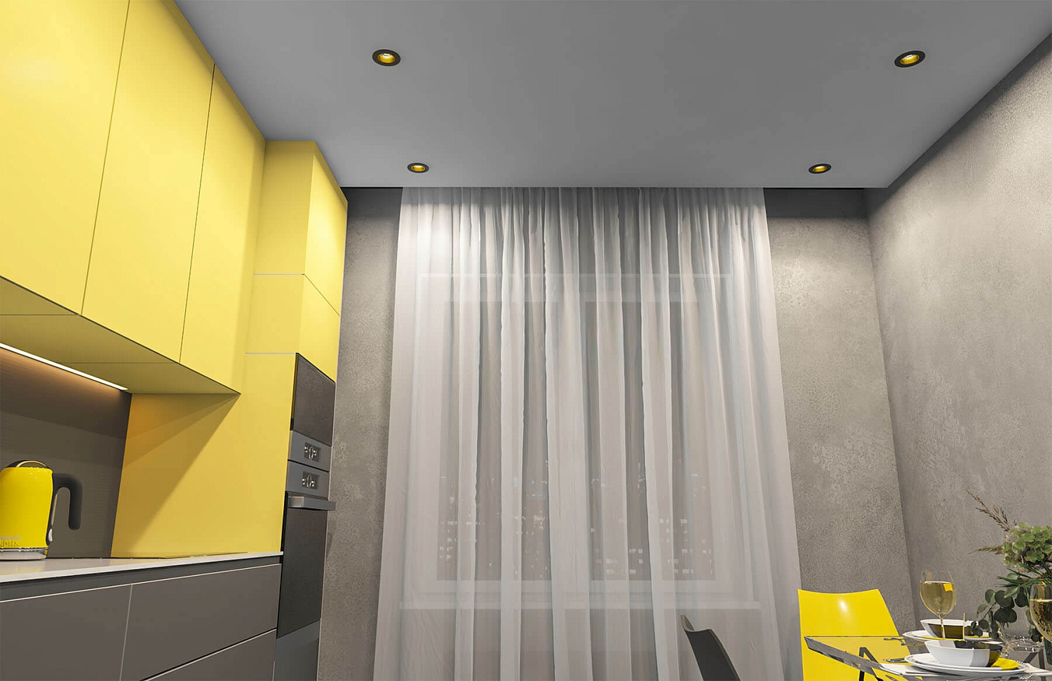 Встраиваемый светильник Denkirs DK3020BYE DK3061-BK+YE (встраиваемые)