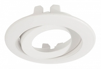 Рамка Deko-Light Frame für Lesath round, white 930253 (встраиваемые)  фото, kupilegko.ru