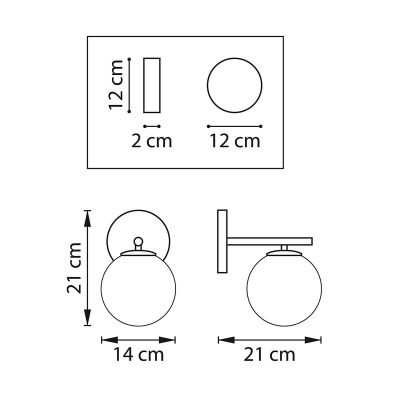 Бра, светильник настенный накладной Lightstar 815513  фото, kupilegko.ru