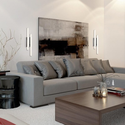 Настенный светильник Eurosvet 90020/2 хром  фото, kupilegko.ru