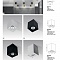 Потолочный светильник Zumaline Square 50475-BK