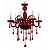 Подвесная люстра Ideal Lux Giudecca SP6 Rosso 027418  фото, kupilegko.ru