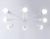 Потолочная люстра Ambrella light Traditional Loft TR80408  фото, kupilegko.ru