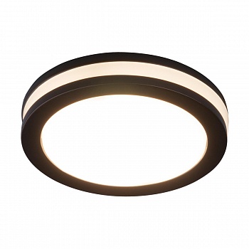 Встраиваемый светодиодный светильник Elektrostandard DSKR80 5W 4200K черный 4690389068423  фото, kupilegko.ru