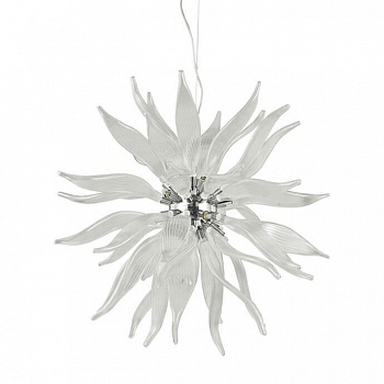 Подвесной светильник Ideal Lux Leaves SP12 Bianco 112268  фото, kupilegko.ru