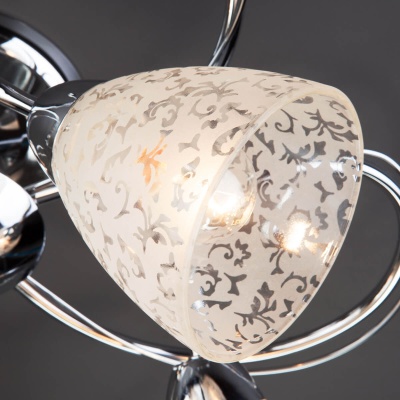 Потолочный светильник Eurosvet 30130/5 хром  фото, kupilegko.ru